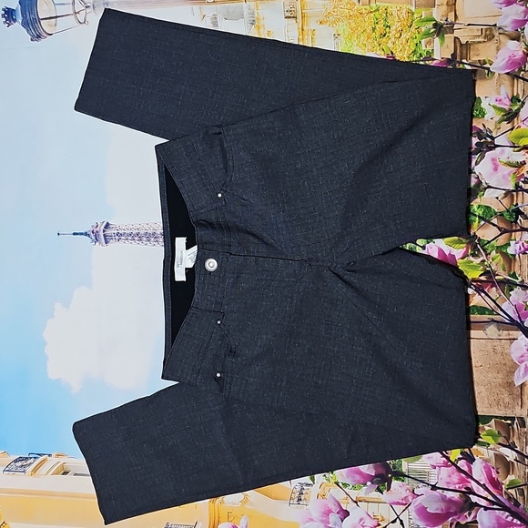 89th & Madison Pants - 89th + Madison Dark Gray Slim Fit Pants Size 10